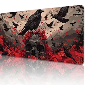 Gothic Mystical Pattern Mouse Pad, Non-slip Extended Large Mouse Pad, Mouse Mat Made for Gaming & Work, Desk Keyboard Mat for Home Office