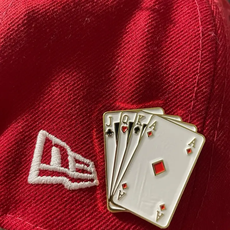 Poker Cards Hat Pin Hat clip for Hats