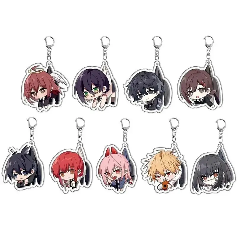 Chainsaw Man Pochita Denji Makima Aki Power Kobeni Himeno c07 Keychain! Cute Keyring Accessory, Fun Charm For Backpack Or Purse | High Quality and Customer Favorite Items