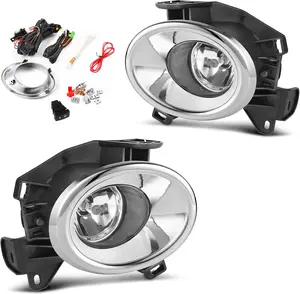 YITAMOTOR Fog Lights Compatible with Pathfinder 2013 2014 2015 2016 Fog Light Replacement (Clear Lens with Bulbs & Wiring Harness)