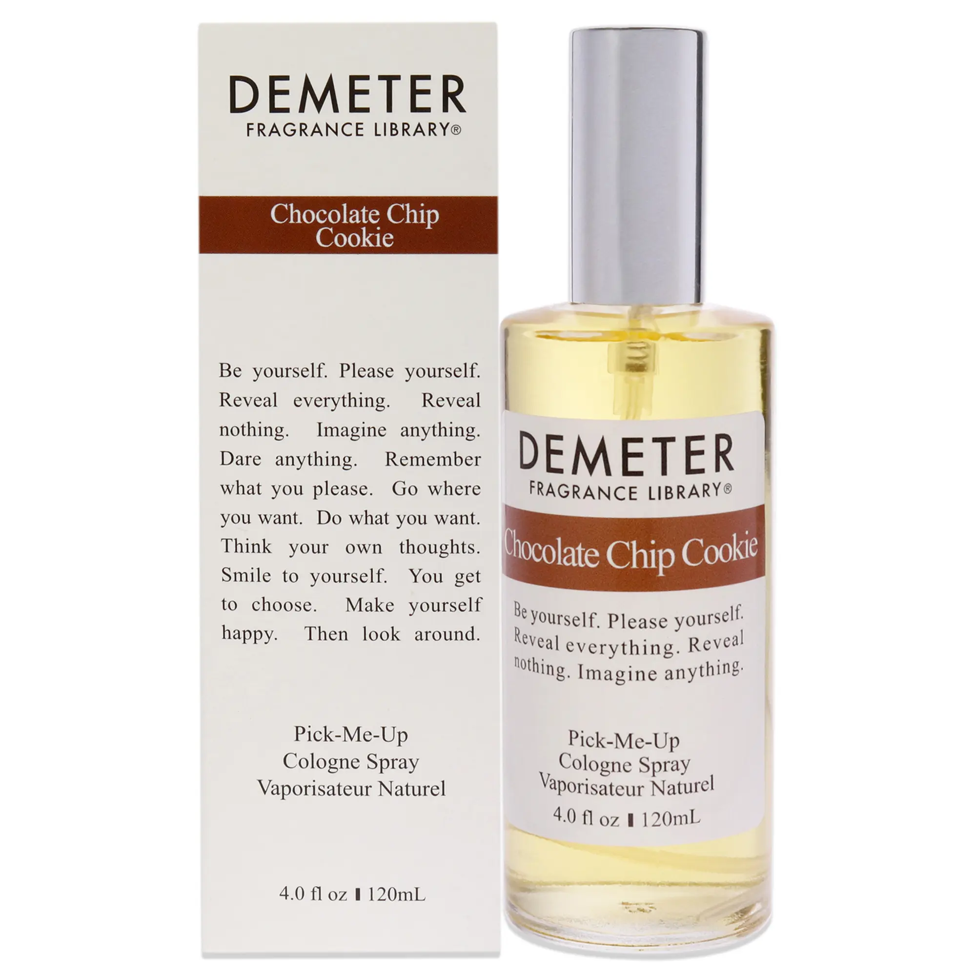 Demeter Chocolate Chip Cookie Cologne Spray - 4oz Unisex Fragrance for Women, Pick-Me-Up Scent That Uplifts Mood