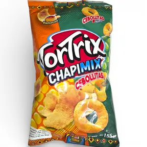 Tortrix Chapimix Cebollitas 155g Corn Snacks & Onion Flavored Rings Mix Perfect for Snacking Delightful Blend of Flavors