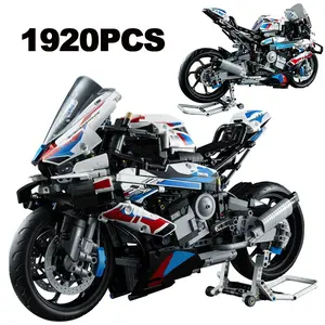 1920PCS Technical M 1000RR Racing Motorcycle Vehicle Building Blocks Brick Model Set 42130 Speed Motorbike Bricks Construction Toys Gifts For Adult Kids Model Kits