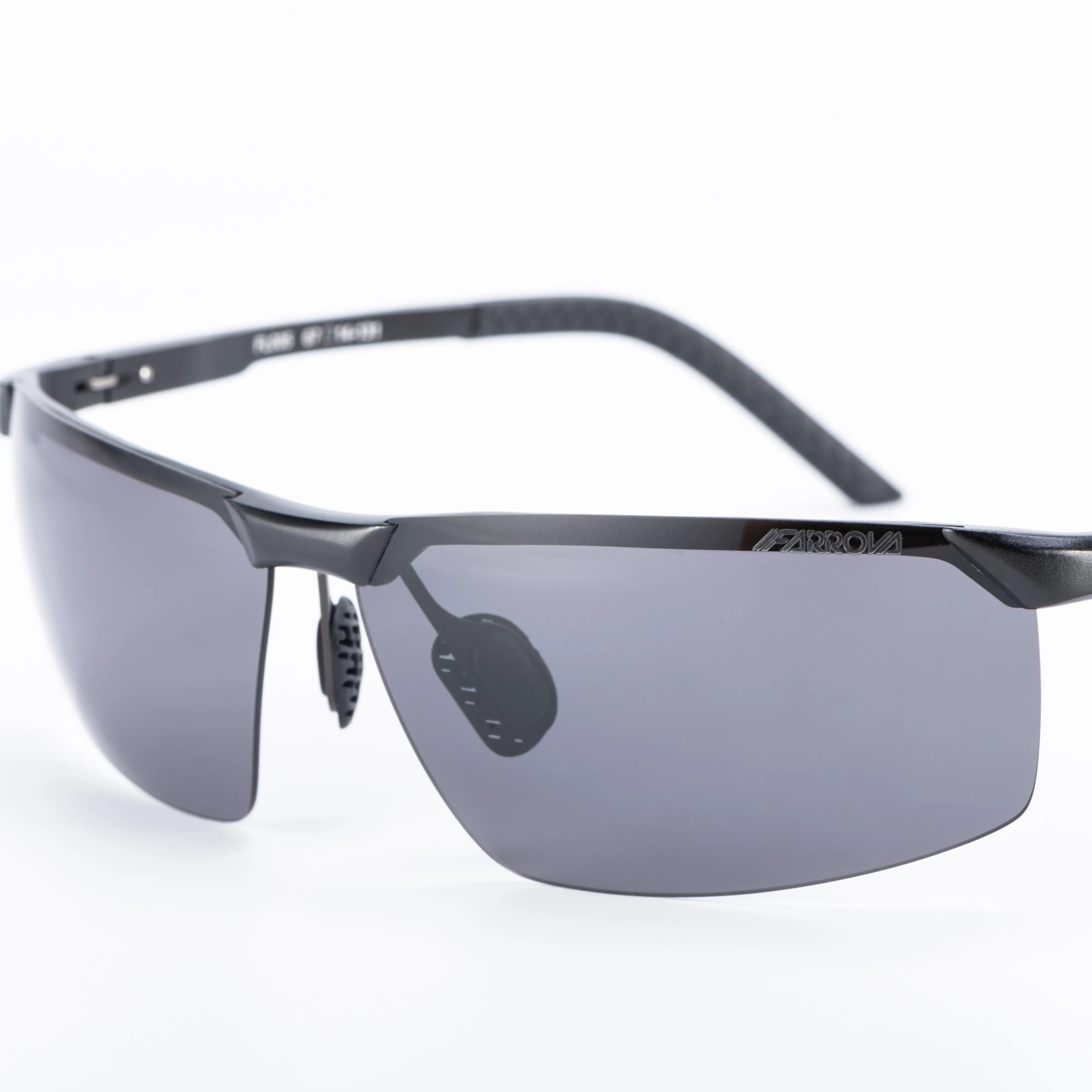 Modern Style Aluminum-Magnesium Sports Sunglasses with Myopia Insert Frame, Additional Myopia Glasses Compatibility, Protective Sports Eyeglass for Outdoor Activities, Myopia Glasses Frames