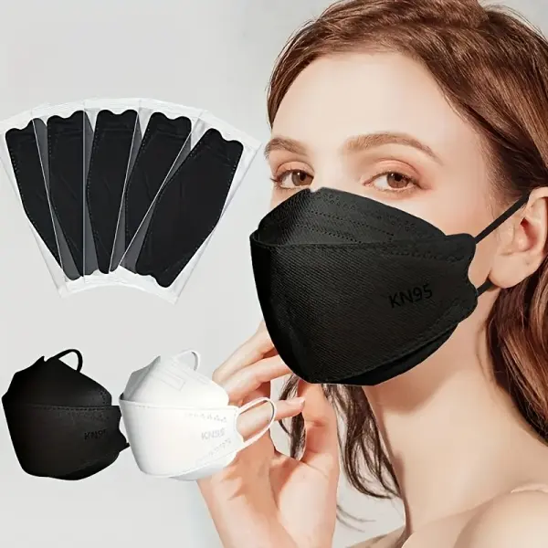 GTT Classic KN95 Dust Masks, 50/100pcs, 5-Layer Lightweight Breathable, 95%+ Filtration Efficiency, Suitable for Outdoor Work, Construction Sites
