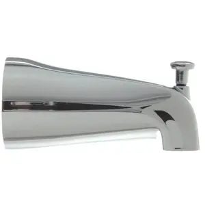 212 MAIN Metal Tub Spout with 0.5 Slip Rear Connect & Divert, Bathroom Faucet with Chrome Finish