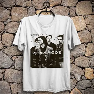 Depeche Mode Electronic Music Retro T-Shirt Dave Gahan Martin Gore Andy Fletcher