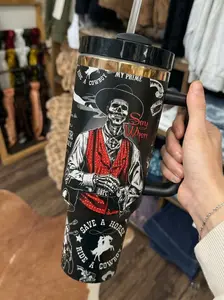 Doc Holliday Tumbler Val Kilmer Tombstone Tribute for Movie Buffs & Western Fans