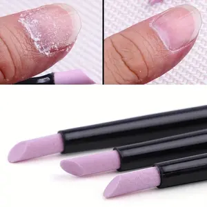 Quartz Cuticle Pusher Pen, Cuticle Exfoliator, Odorless Nail Care Tool, Smooth Edges & Healthy Nails, Professional Manicure Accessory