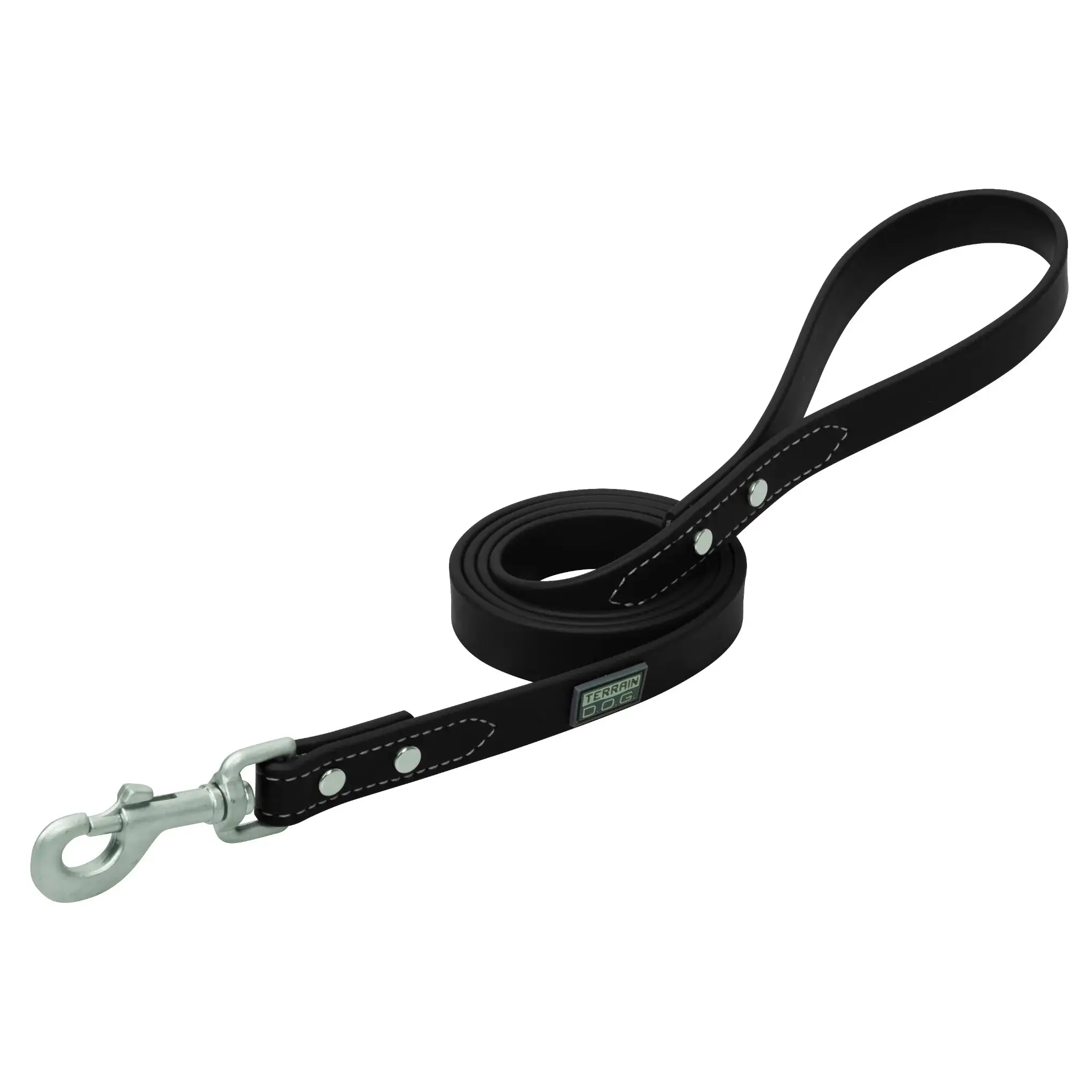 Weaver Leather Brahma Webb Soft Grip Dog Leash - Multiple Sizes - Durable All-Weather Lead 3/4" x 4' / Black