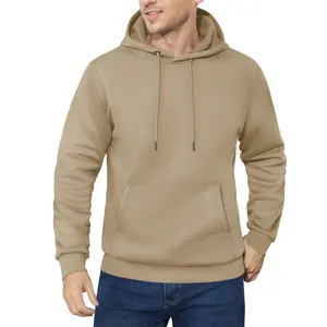 MAGCOMSEN Men's Active Hoodies Fleece Lined Sweatshirts Casual Athletic Workout Pullover With Pocket Workout Hoodies Basic Tops