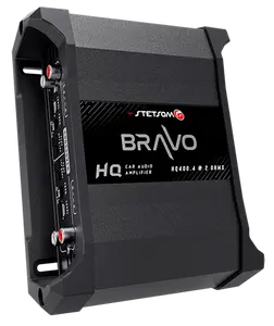 Stetsom Bravo HQ 400.4 Multichannel Car Audio Digital Amplifier - 2 Ohms Stable 4 Channel