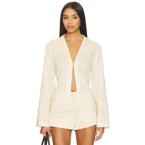 EAVES Iyla Shirt Jacket in Natural