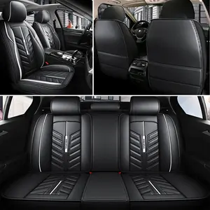 Waterproof Leather Car Seat Covers with Premium Stitching and Durable Design for Enhanced Protection