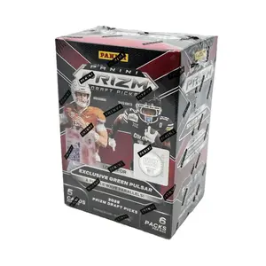 2025 Prizm Draft Picks Football Blaster Box (Green Pulsar & Purple Wave) Black Color Blast? Retail