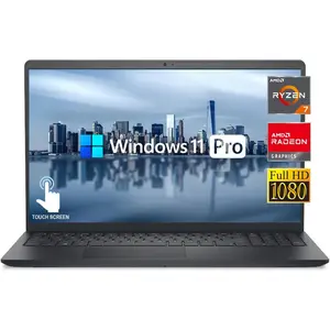 Dell 15 15.6" FHD Touchscreen Business Laptop,AMD Ryzen 7 7730U, 32GB RAM 2TB SSD, Copilot AI, Type-C, HDMI, WI-FI, Windows 11 Pro, Black