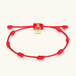 7 Knots of Protection Bracelet - MANTRA Jewelry Red Korean Silk Thread