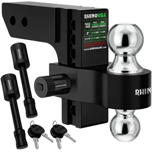 Rhino USA Heavy Duty Trailer Hitch Combo