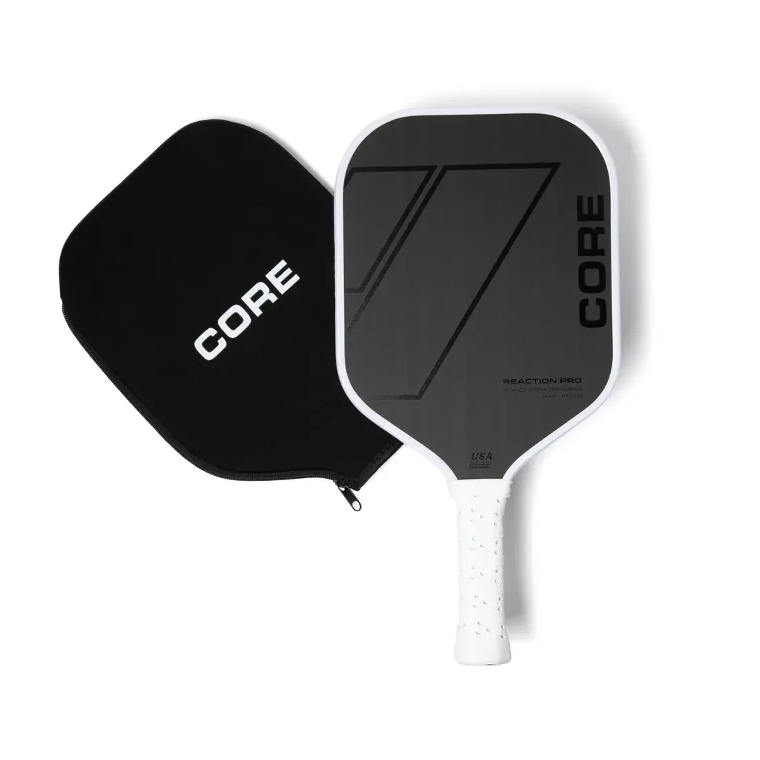 CORE Reaction Pro Pickleball Paddle | T700 Carbon Fiber Surface | MX-1000 (16mm) CORE Reaction Pro Pickleball Paddle | T700 Carbon Fiber Surface | MX-1000 (16mm)