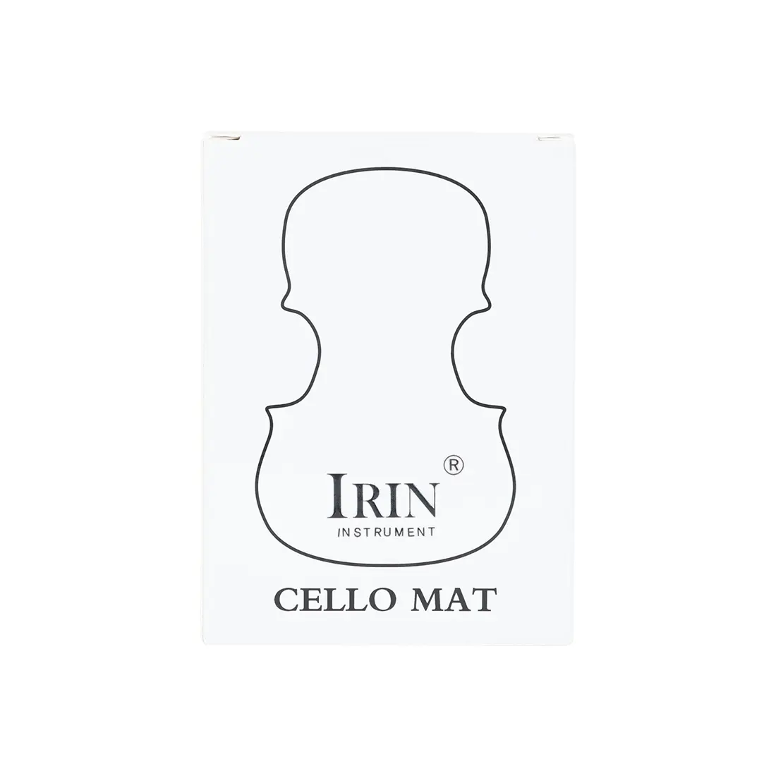 Irin Universal Anti-Slip Mat for Cello (double Hole), Durable Non-Skid Pad for Music Instruments, Ideal for Performance & Practice