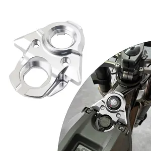 CNC Key Set Lock Cylinder Ring Trim for Dirt Bike Sur Ron Light Bee X S Ignition Key Switch Cover for Surron Light Bee X S, Aluminum Ignition Switch Ring Guard for Segway X260 X160 Electric Dirt Bike Accessorie HHLUCY