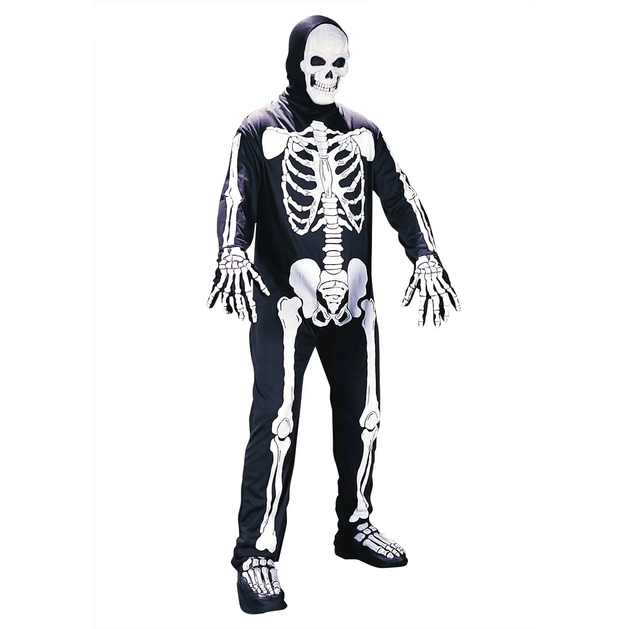 Skeleton Jumpsuit Costume Adult