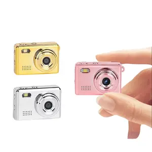 【Best Selling】Keychain Camera,Mini camera, Portable travel thumb camera for life recording, Tiny Pixel,Tiny Camera,compact and exquisite retro small digital camera recorder with LED flash, suitable for going out,Vlog recording,Trending item,pink,colorful