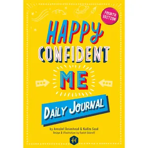 Happy Confident Me: Daily Journal - Gratitude and Growth Mindset Journal That Boosts Children's Happiness, Self-Esteem, Positive Thinking, Mindfulness -- Nadim Saad - Paperback