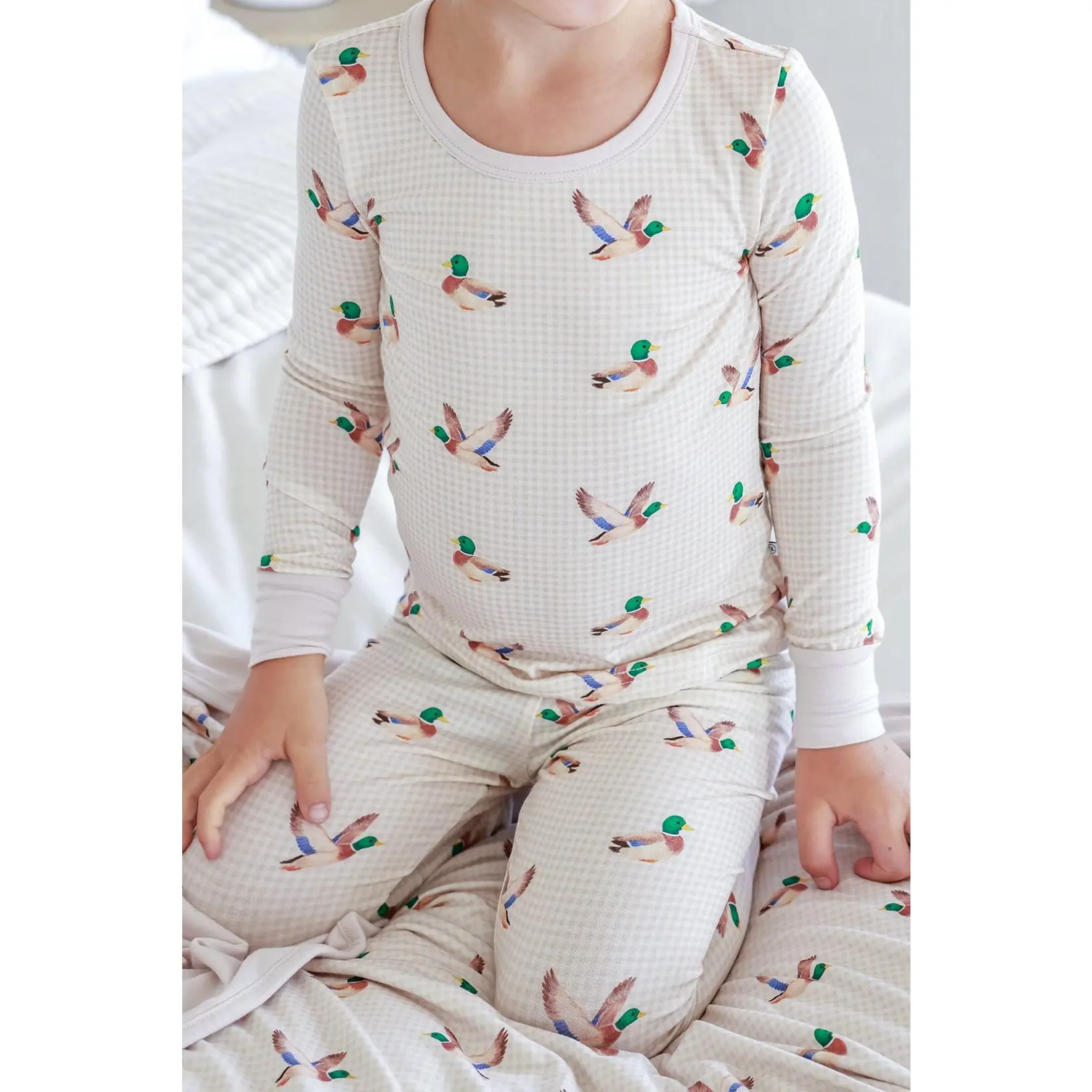 Two-Piece Bamboo Pajama Set | Little Mallard