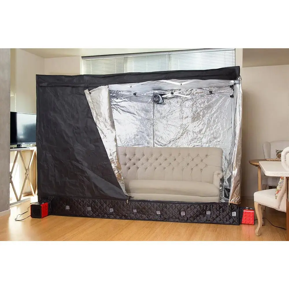 ZappBug Room Bed Bug Heater – Effective, Chemical-Free Bed Bug Extermination Solution. Large Capacity for Treating Furniture, Luggage, and Household Items. Easy to Set Up and Safe for Use in Homes, Hotels, and Offices. Ensure a Bed Bug-Free Environment.