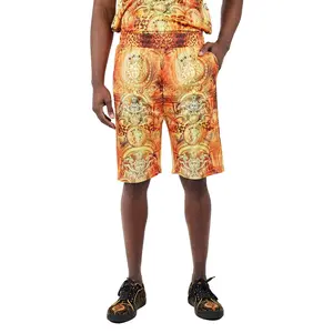 Tame Medusa Shorts - Soft Fabric Casual Men's Wear, Elastic Design, Breathable, Original Style, Model: Tame Medusa Shorts Leopard Menswear