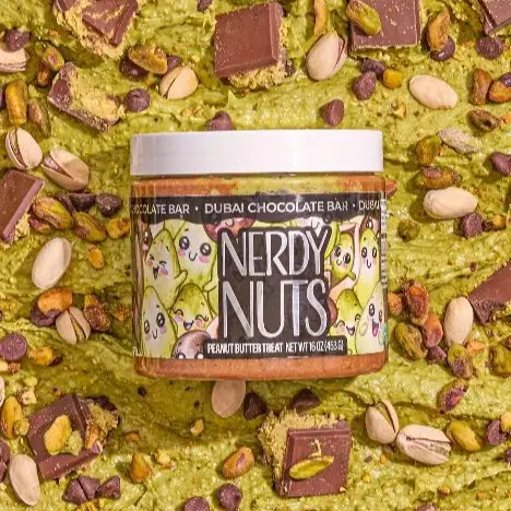 Dubai Chocolate Bar Peanut Butter Treat