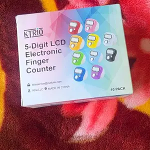 KTRIO Electronic Finger Counter, Mini LCD Digital Display Tally Counter 5-Digit Number Count Clicker, Counters Clickers for Knitting, Crochet, Coaching, Lap, Golf, Toddler & Fidget