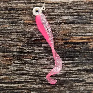 Flamingo Curly Kicker Crappie Bait
