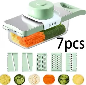 7pcs Multifunctional Vegetable Slicer Mandoline