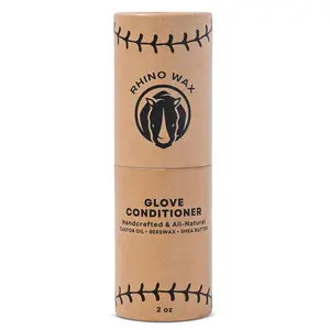 Rhino Wax - Baseball Glove Conditioner - 2oz - Moisturizes, speeds up Break-in time and Improves Flexibility