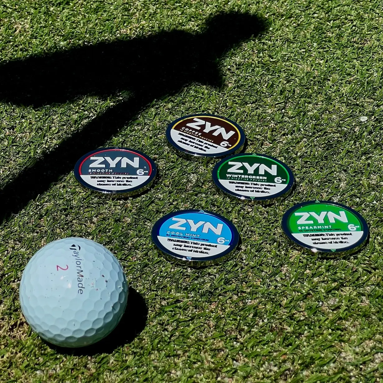 ZYN Golf Ball Marker | Premium Heavy Metal Markers in Multiple Flavors | Quick Same Day Shipping