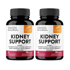 【Sandhus】Kidney Cleanse Detox Support Supplement, Natural Cranberry, Grape Seed, Uva Ursi Extract to Support Kidneys, Bladder & Urinary Tract Healthcare Dietary Edible Fitness Vitamin