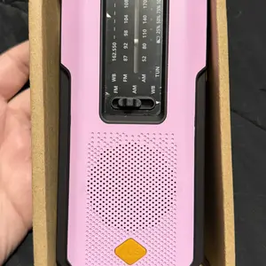 Hand-Crank/Solar-Powered Radio, Multifunctional Radio, Portable Survival Radio, Emergency Radio with 2000mAh Power Bank & LED Light, Portable Compact SOS Alarm Weather Radio for Outdoor Use, Essentials Gift #TOP PICKS