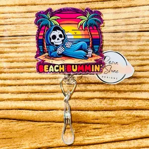 Beach Bumming Badge Reel
