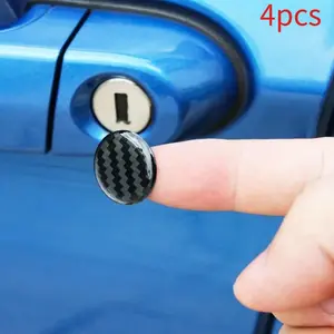 4pcs 20mm Car Lock Keyhole Decoration Stickers For Ford Focus Mk2 2 3 Fiesta Mk7 Ranger Mondeo Mk4 4 Fusion Kuga C S Max Automotive Car Accessory Decal For Cars
