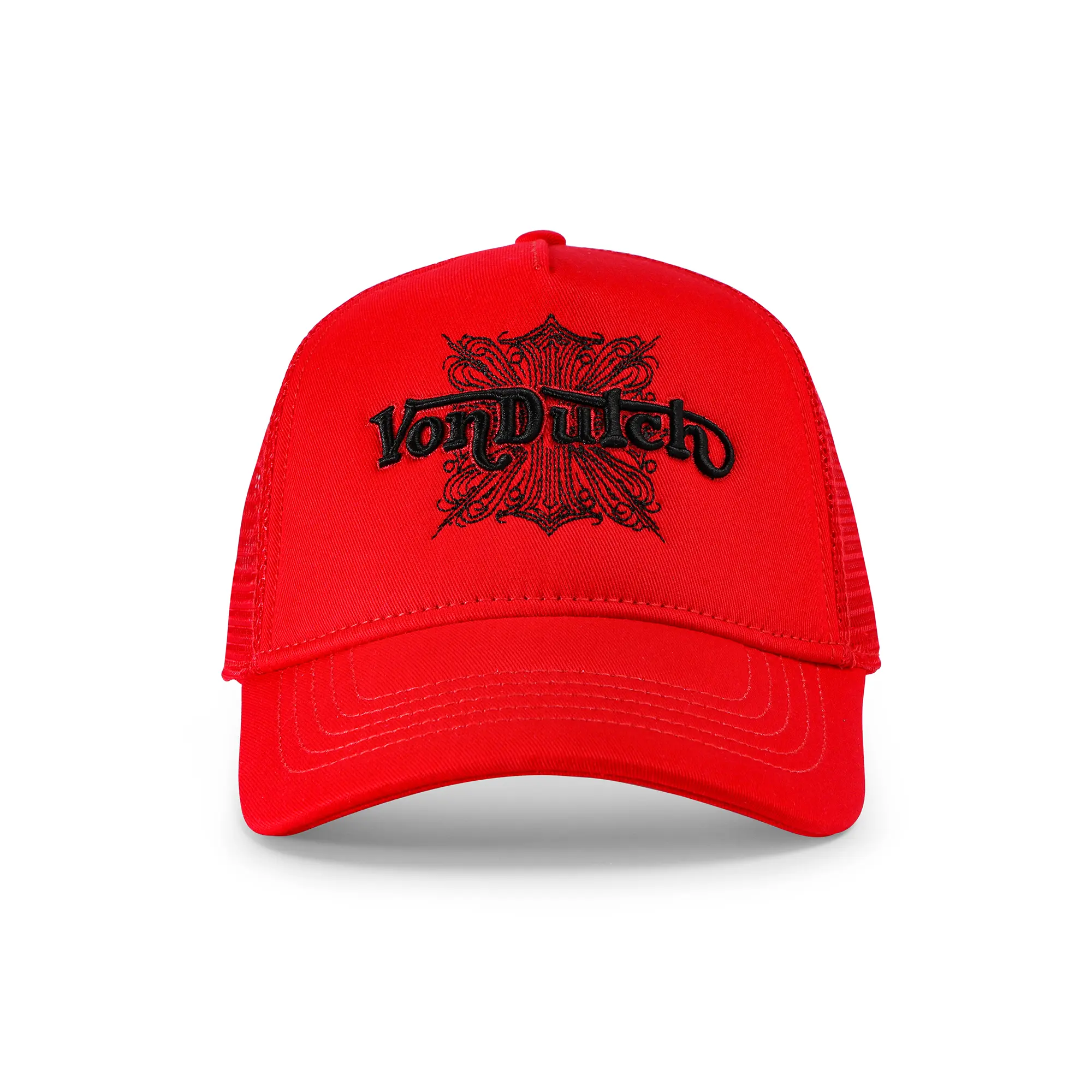 Von Dutch Foam 'Chopper' Trucker – Red and Black