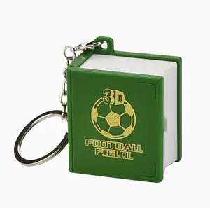 Novelty Mini Football Charm Keychain Handheld Game Toy Pop-Out Soccer World for Kid Fidget Decompression Finger Toy Gift