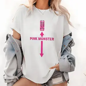Vibrant Pink Monster Energy T-Shirt: Unleash Your Bold Style with Iconic Energy Vibes and Comfortable Fit for Everyday Adventures
