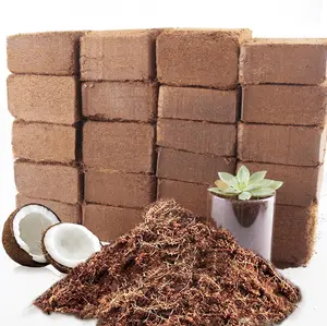 10 LB Coco Coir Brick - Premium Compressed Coconut Fiber Block for Indoor Plants Seed Starting Hydroponics Low Salt Triple Washed Expands to 75 Quarts 100% Natural Peat Alternative
