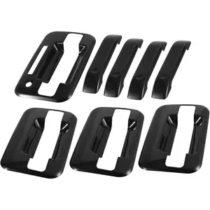 4pcs Gloss Black Exterior Door Handle Cover for Ford F-150 4DR 2004-2014 Car Outside Decor Trim Replacement Car Parts