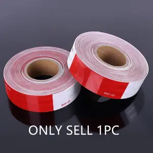 Reflective Tape Waterproof Adhesive Strip for Automotive Trailers Trucks Vehicles Lanes Boats Signs Safety Marking Design