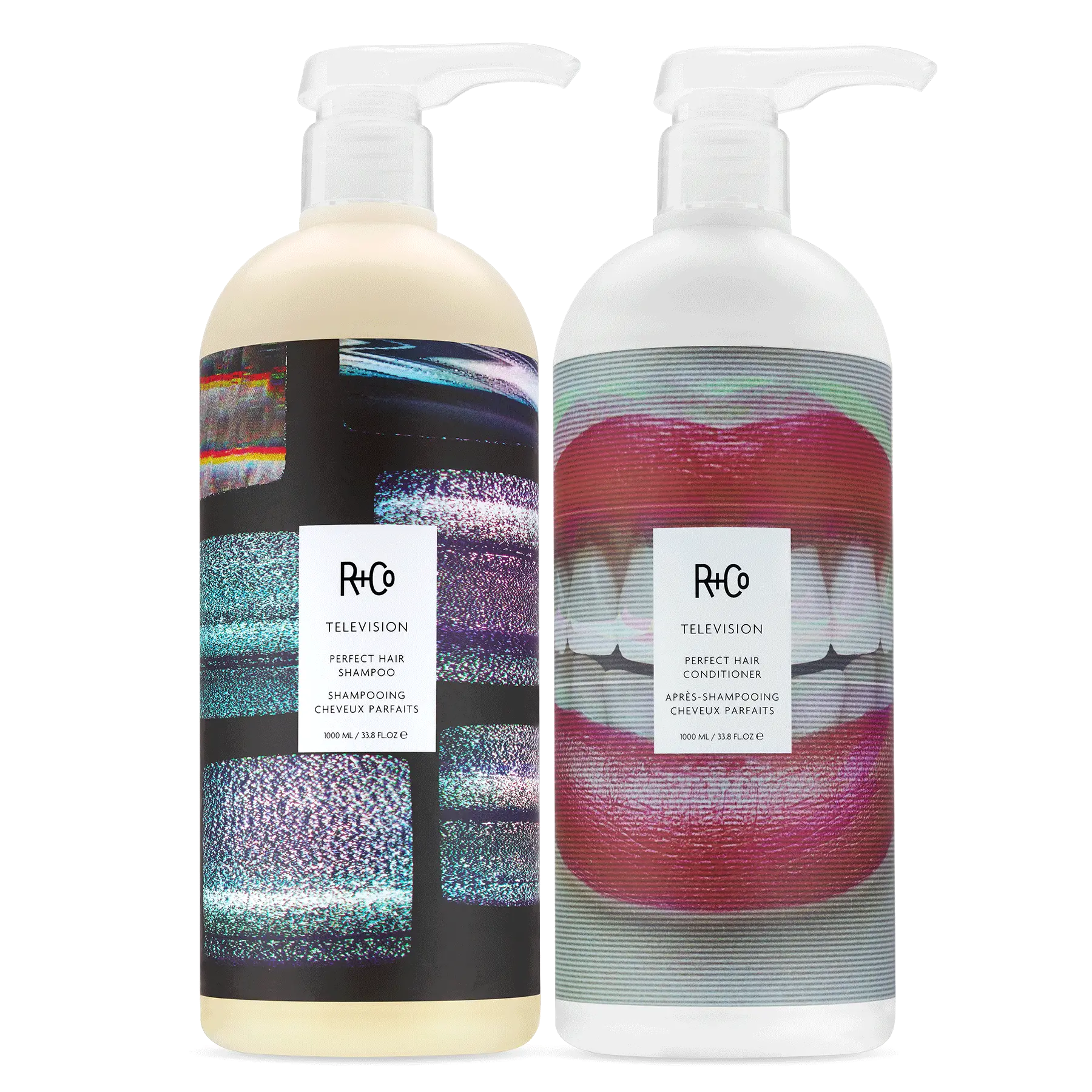 TELEVISION Perfect Hair Shampoo + Conditioner Liter Set