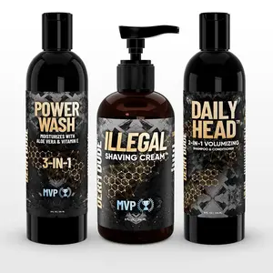 The Shower Power Pack - Shave Cream, Daily Head, Power Wash - 3Pack