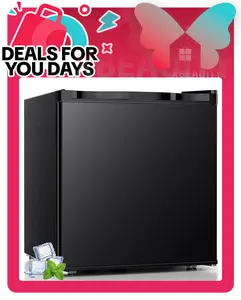 1.7 Cu.Ft Compact Refrigerator with Freezer,Adjustable Thermostat,Removable Glass Shelf,Single Reversible Door Mini Fridge for Bedroom,Office,Dorm summerwins